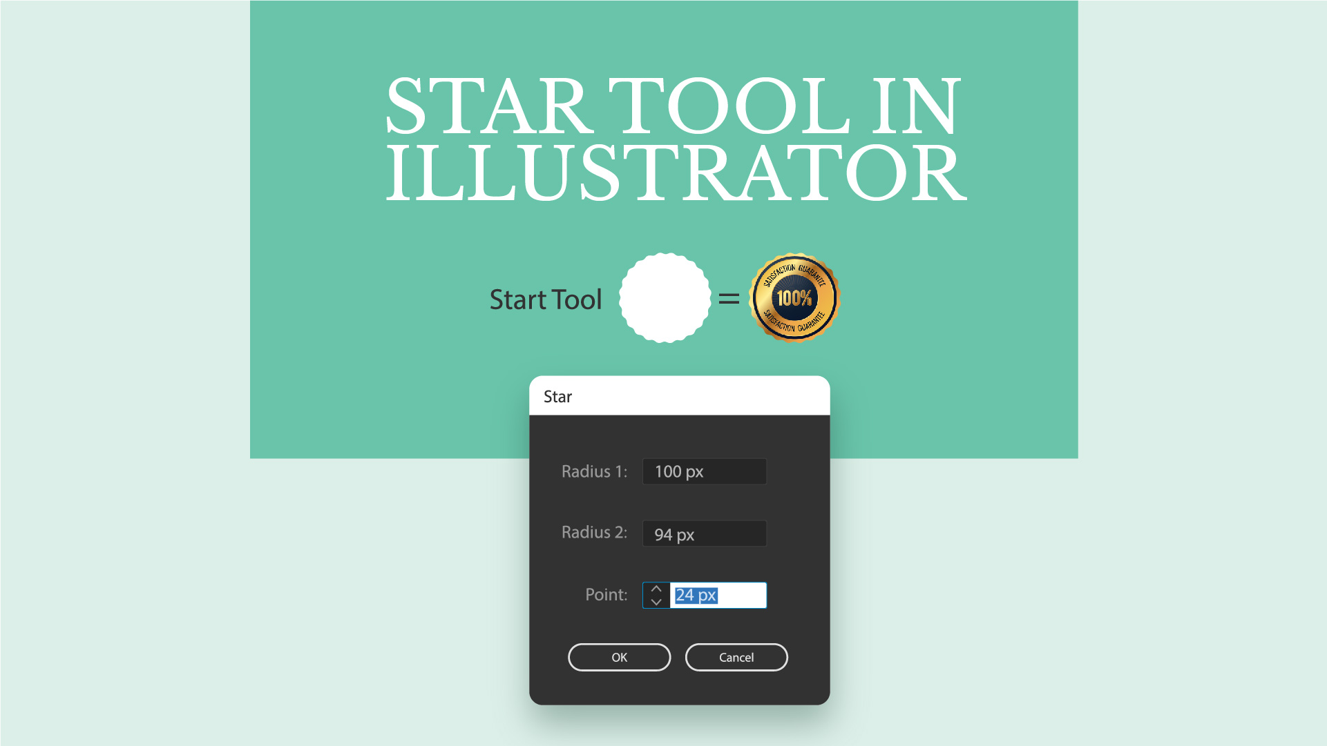 Star tool in illustrator