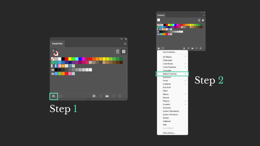 swatches-library-menu