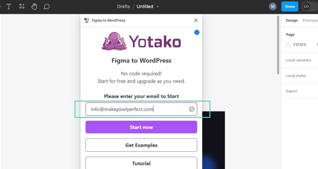 Convert-Figma-to-WordPress-Enter-Email-Address-MakePixelPerfect