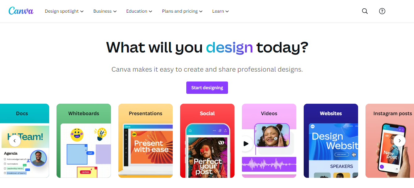 Canva home www.makepixelperfect.com